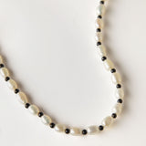 Perlen Choker Onyx Nugget