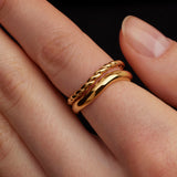 Double Texture Ring